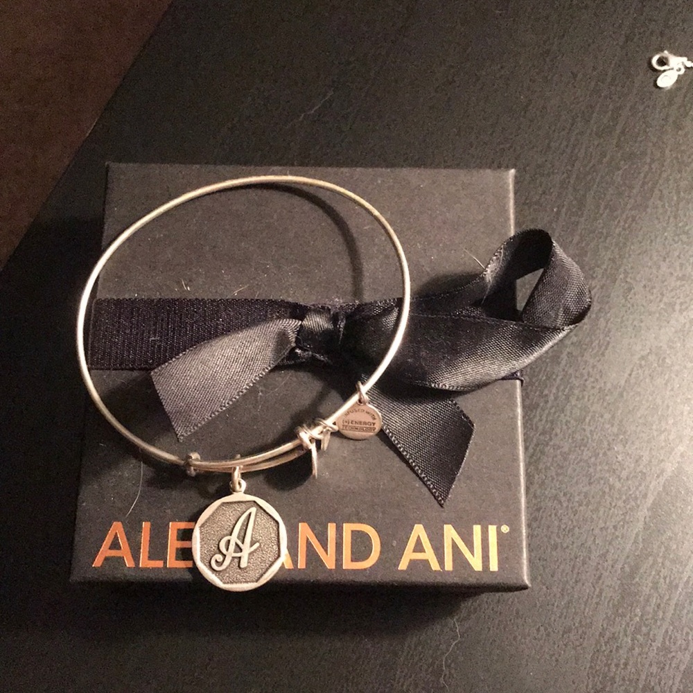 Alex and ani monagram  “A” bracelet